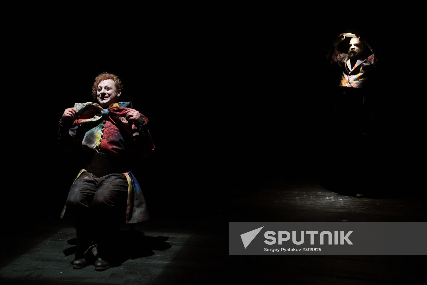 Final rehearsal of "...Souls" at Pyotr Fomenko Workshop theater