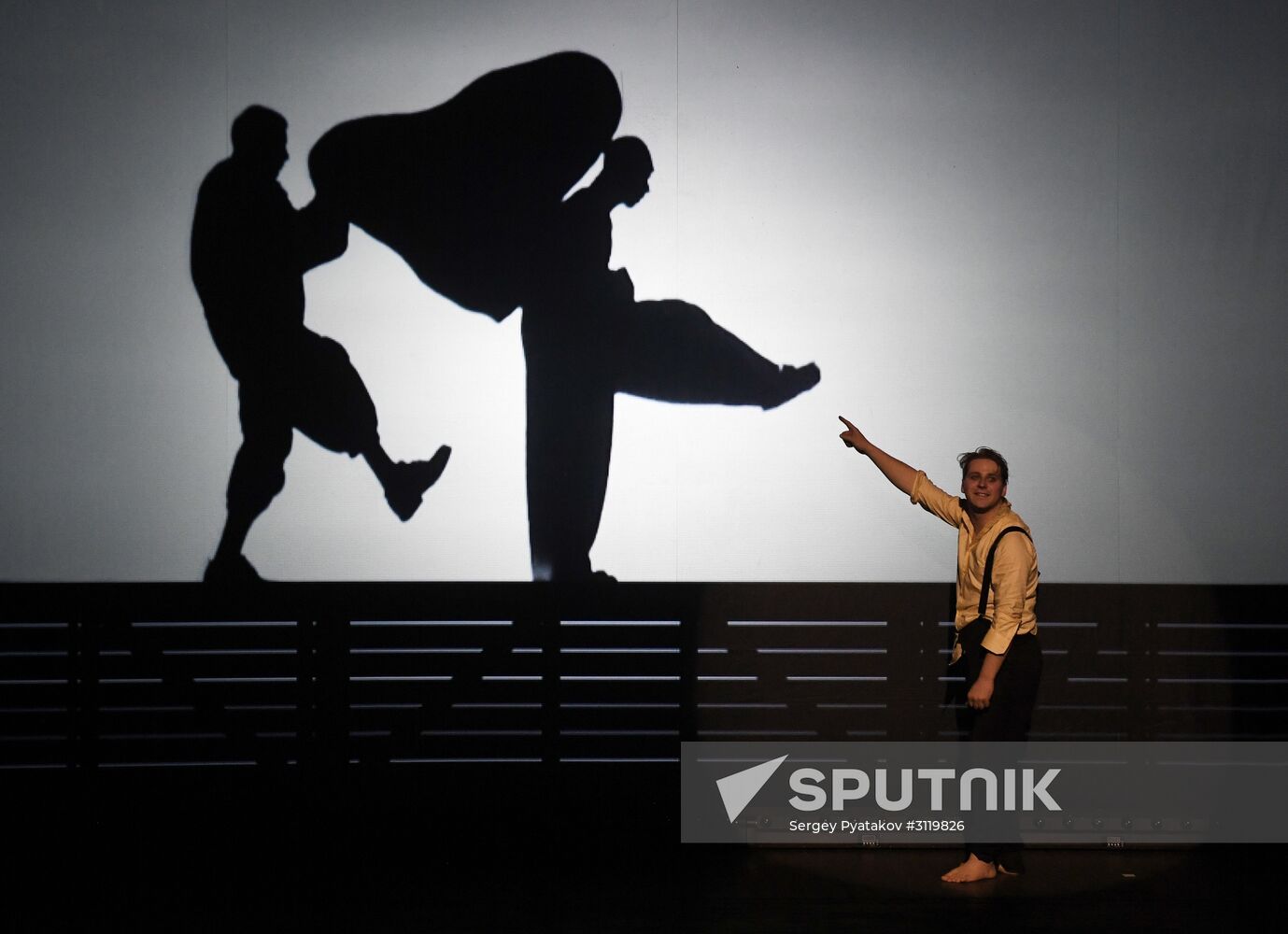 Final rehearsal of "...Souls" at Pyotr Fomenko Workshop theater