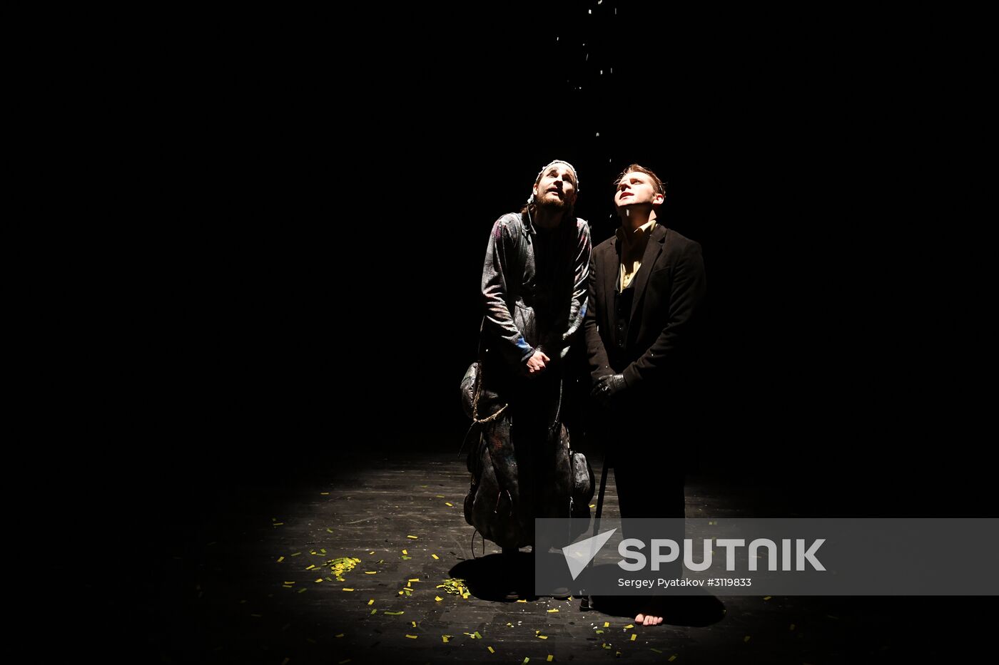 Final rehearsal of "...Souls" at Pyotr Fomenko Workshop theater