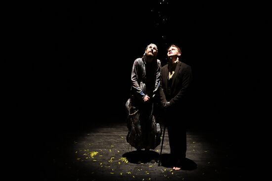 Final rehearsal of "...Souls" at Pyotr Fomenko Workshop theater