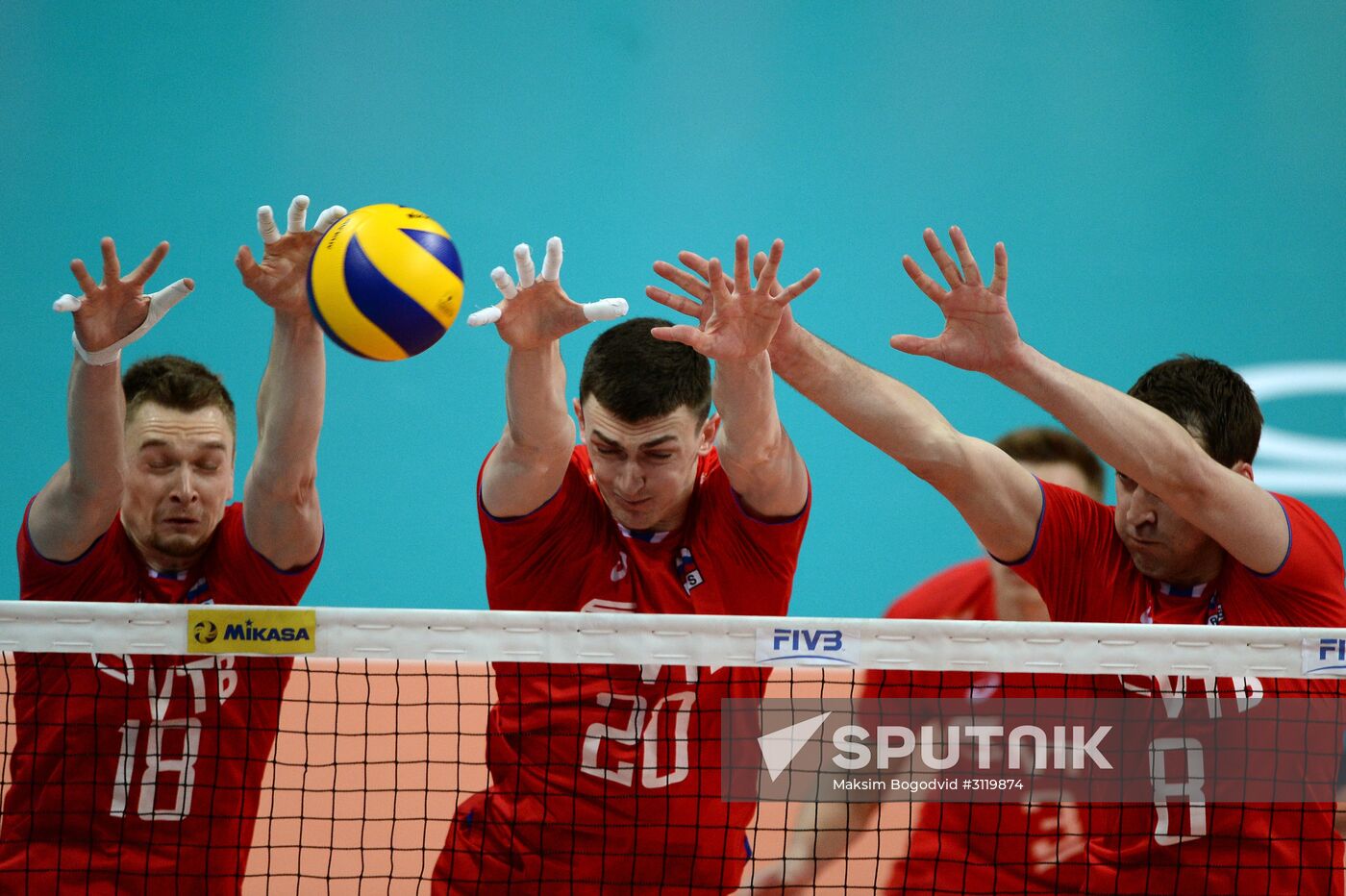 FIVB Volleyball World League. Men. Russia vs Argentina