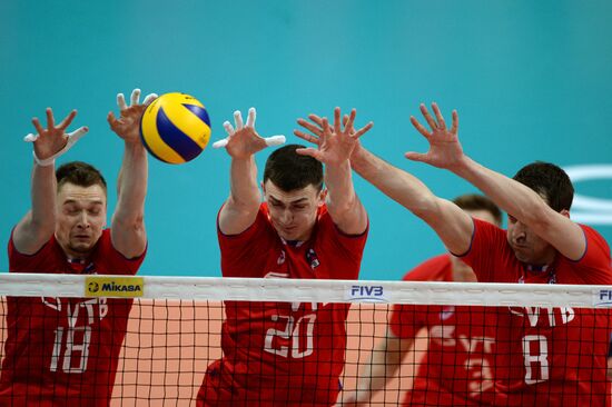 FIVB Volleyball World League. Men. Russia vs Argentina