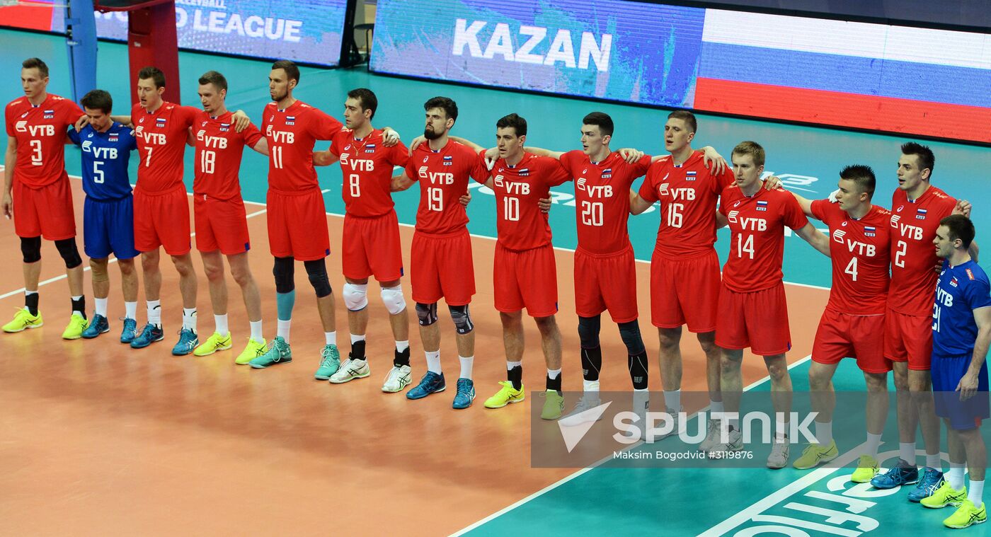 FIVB Volleyball World League. Men. Russia vs Argentina