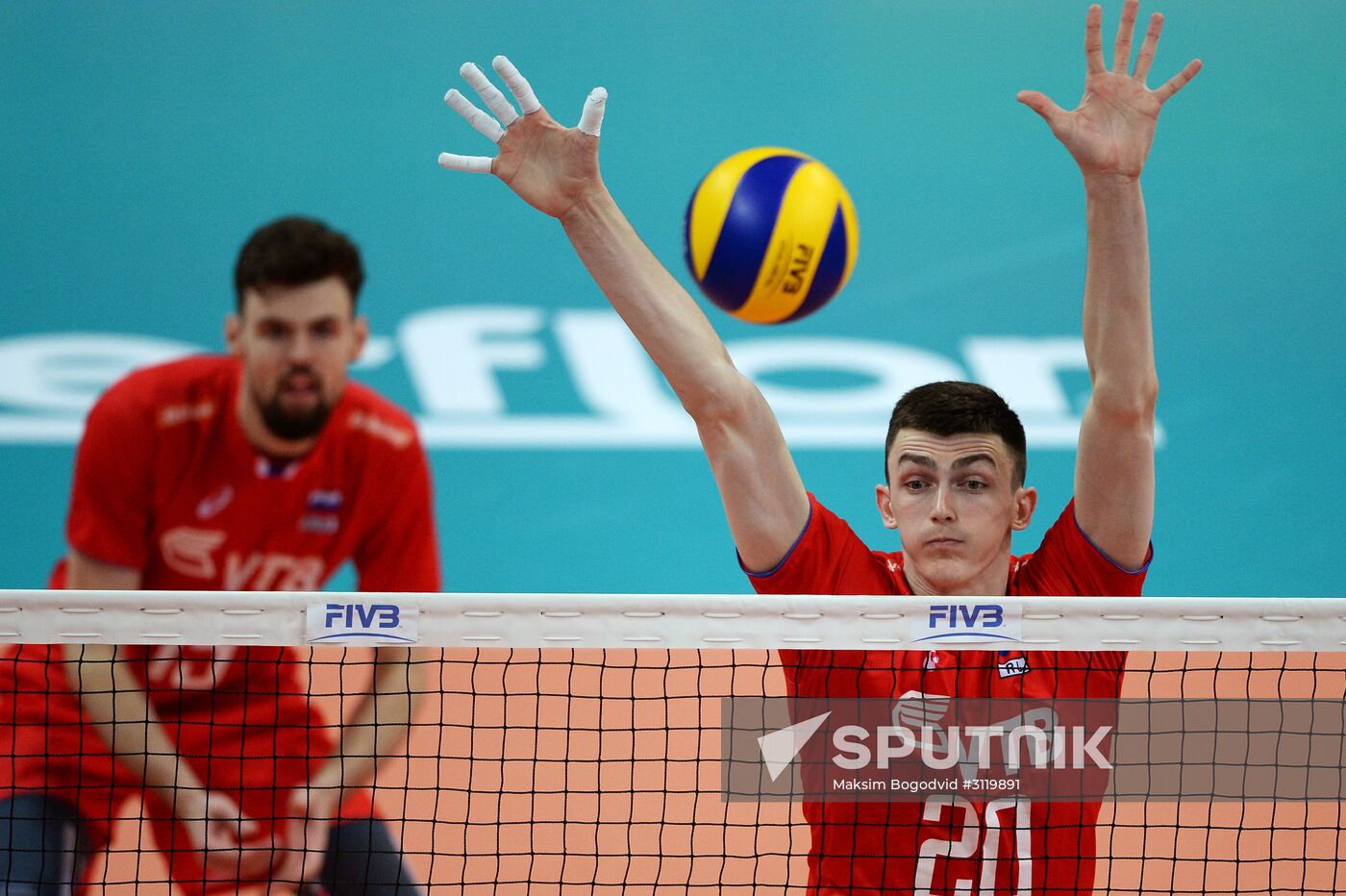 Volleyball World League. Men. Russia vs Argentina