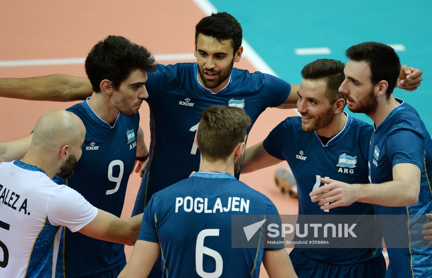Volleyball World League. Men. Russia vs Argentina