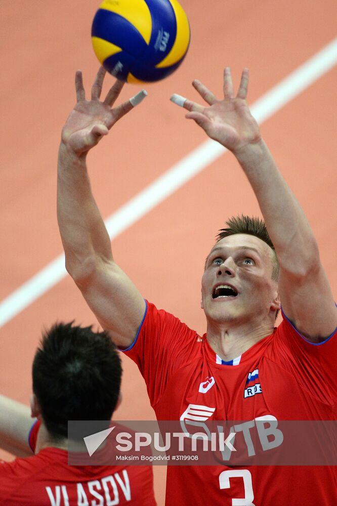 FIVB Volleyball World League. Men. Russia vs Argentina