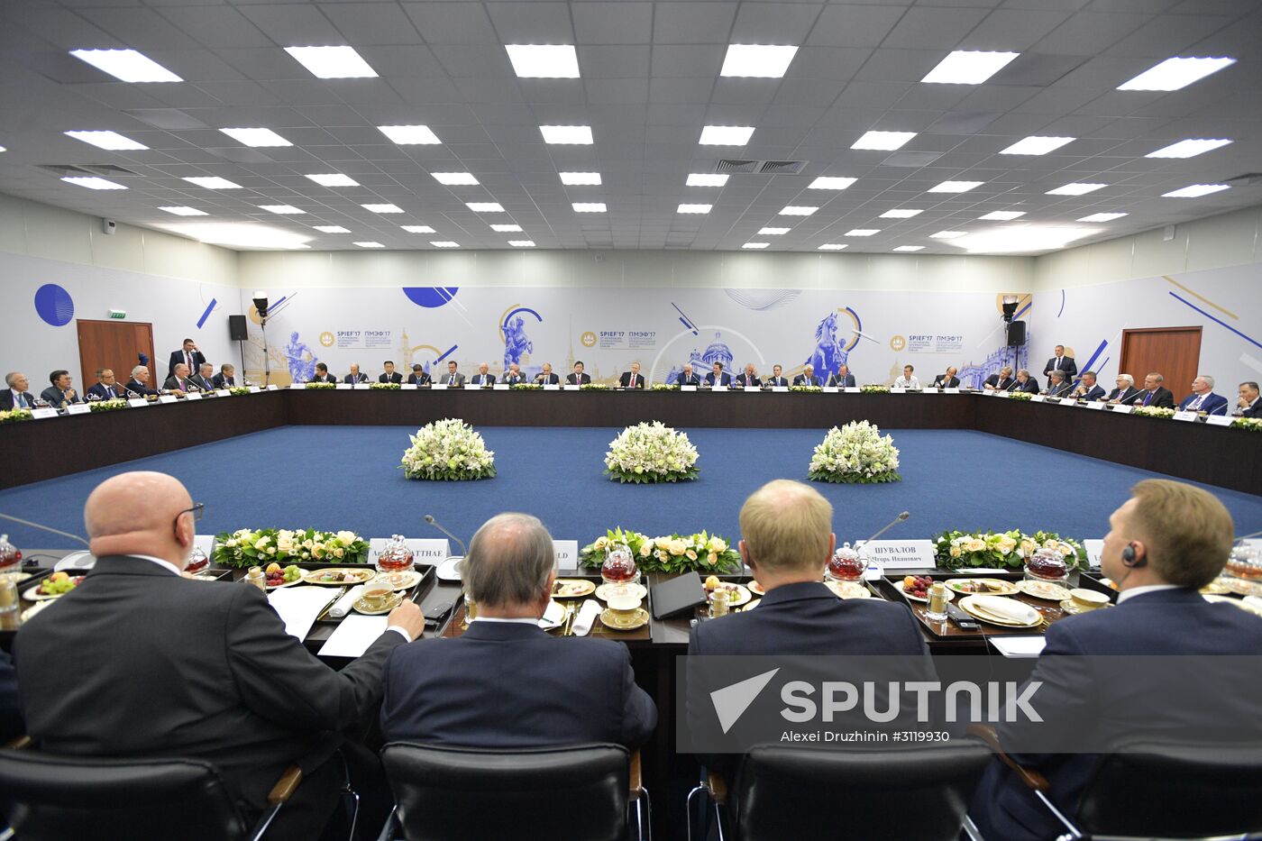 President Vladimir Putin attends 2017 St. Petersburg International Economic Forum. Day Two
