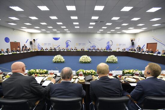 President Vladimir Putin attends 2017 St. Petersburg International Economic Forum. Day Two