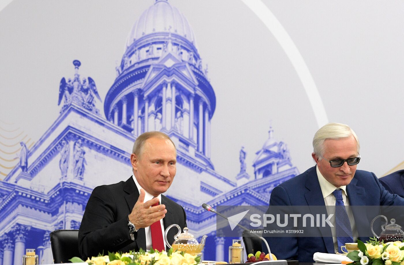 President Vladimir Putin attends 2017 St. Petersburg International Economic Forum. Day Two