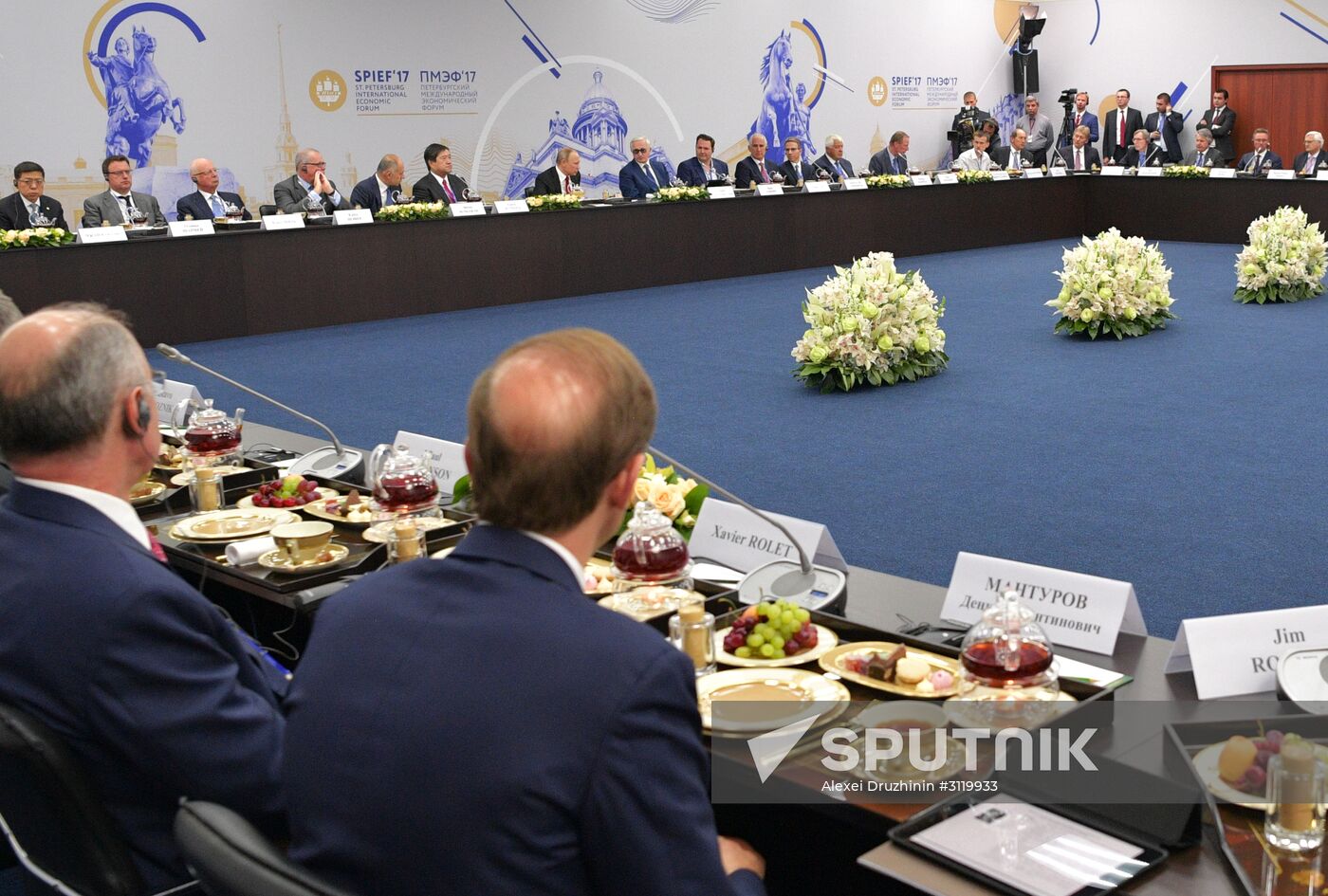 President Vladimir Putin attends 2017 St. Petersburg International Economic Forum. Day Two