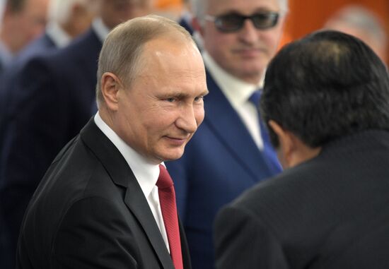 President Vladimir Putin attends 2017 St. Petersburg International Economic Forum. Day Two