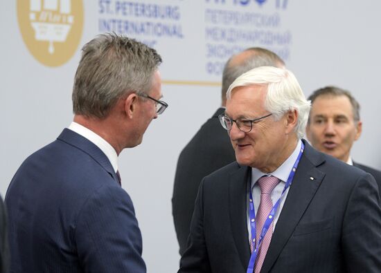 President Vladimir Putin attends 2017 St. Petersburg International Economic Forum. Day Two