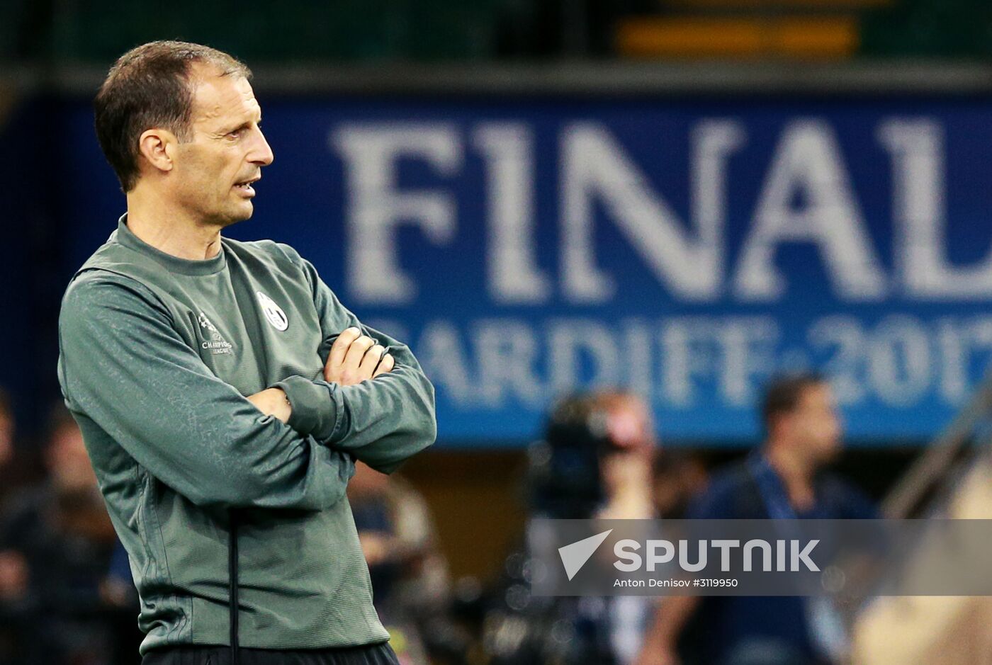 UEFA Champions League. Juventus during training session