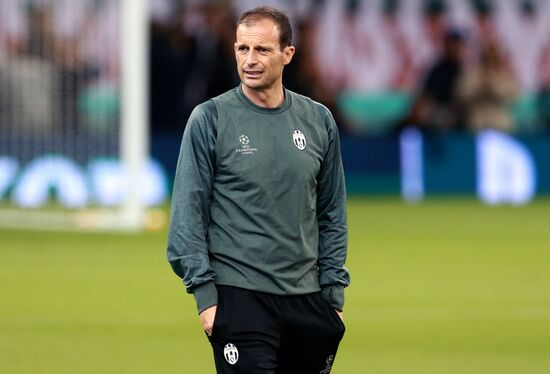 UEFA Champions League. Juventus during training session