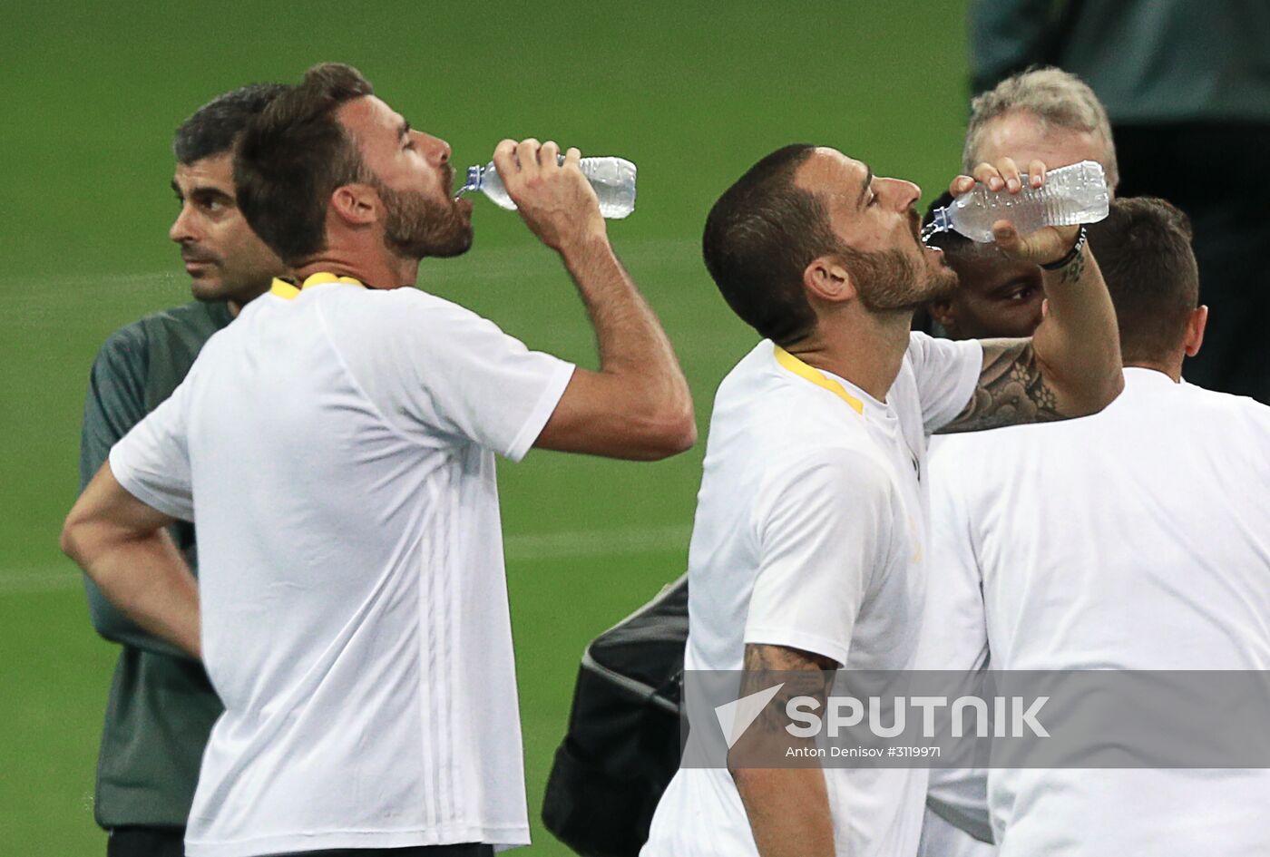 UEFA Champions League. Juventus during training session