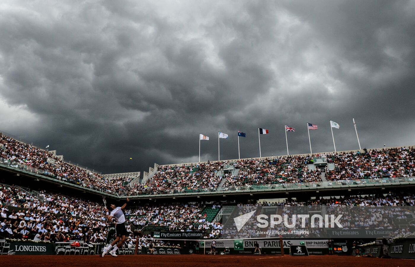 Tennis. Roland Garros. Day Six