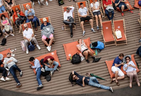 Tennis. Roland Garros. Day Six
