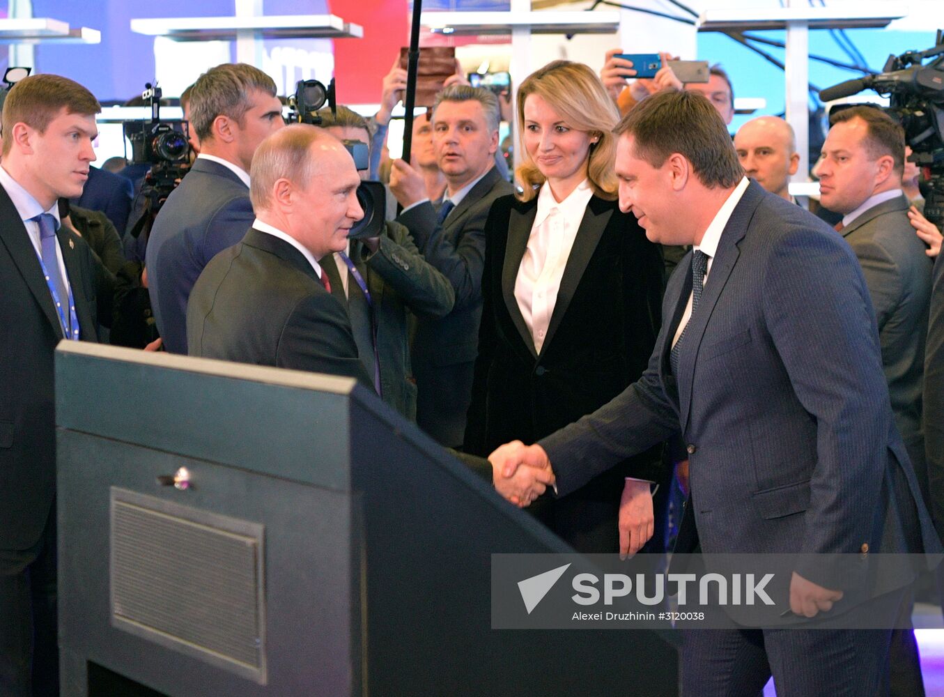 President Vladimir Putin attends 2017 St. Petersburg International Economic Forum. Day two