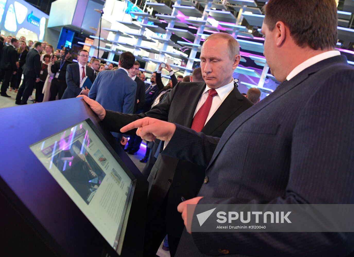 President Vladimir Putin attends 2017 St. Petersburg International Economic Forum. Day two