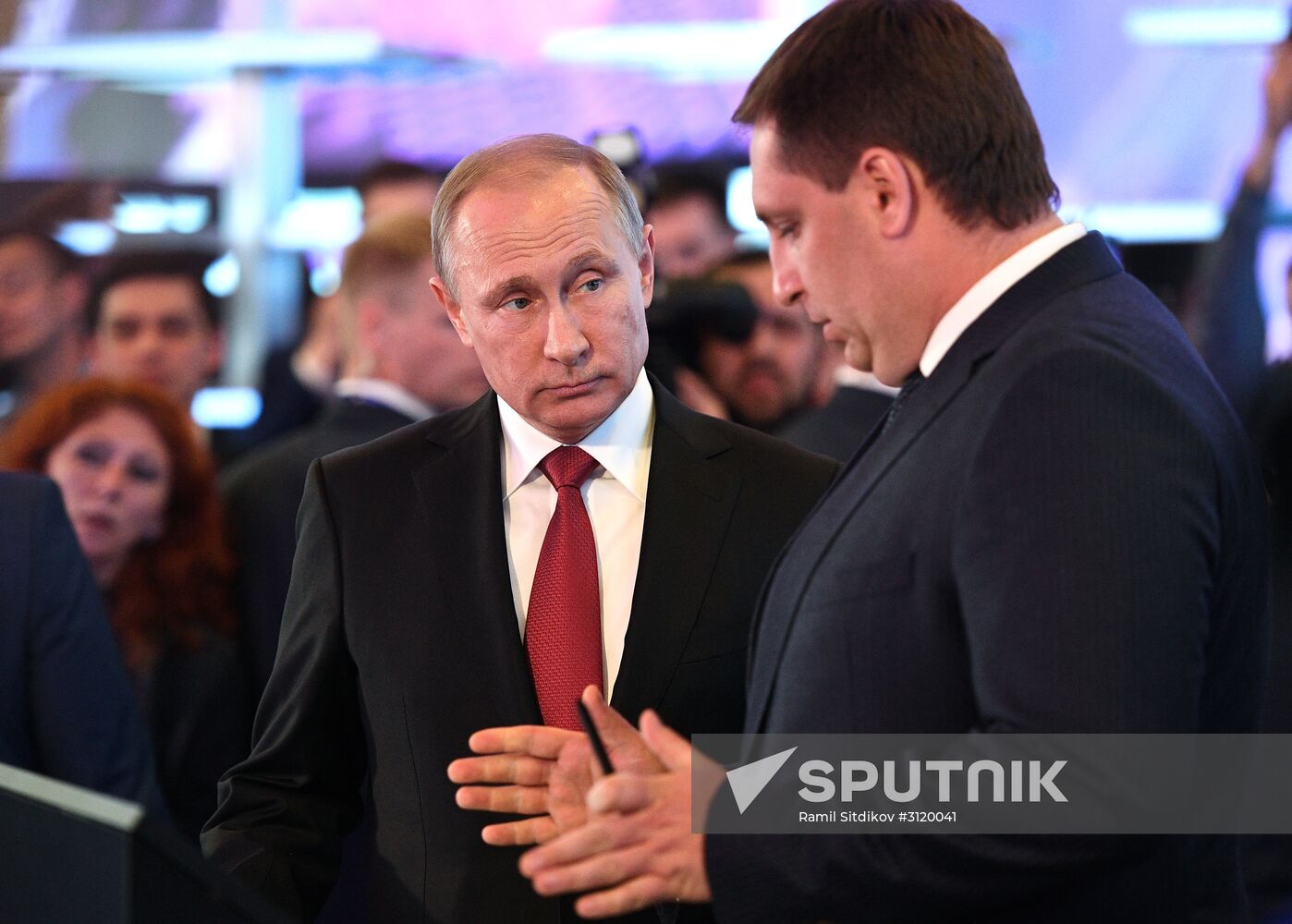 President Vladimir Putin attends 2017 St. Petersburg International Economic Forum. Day two