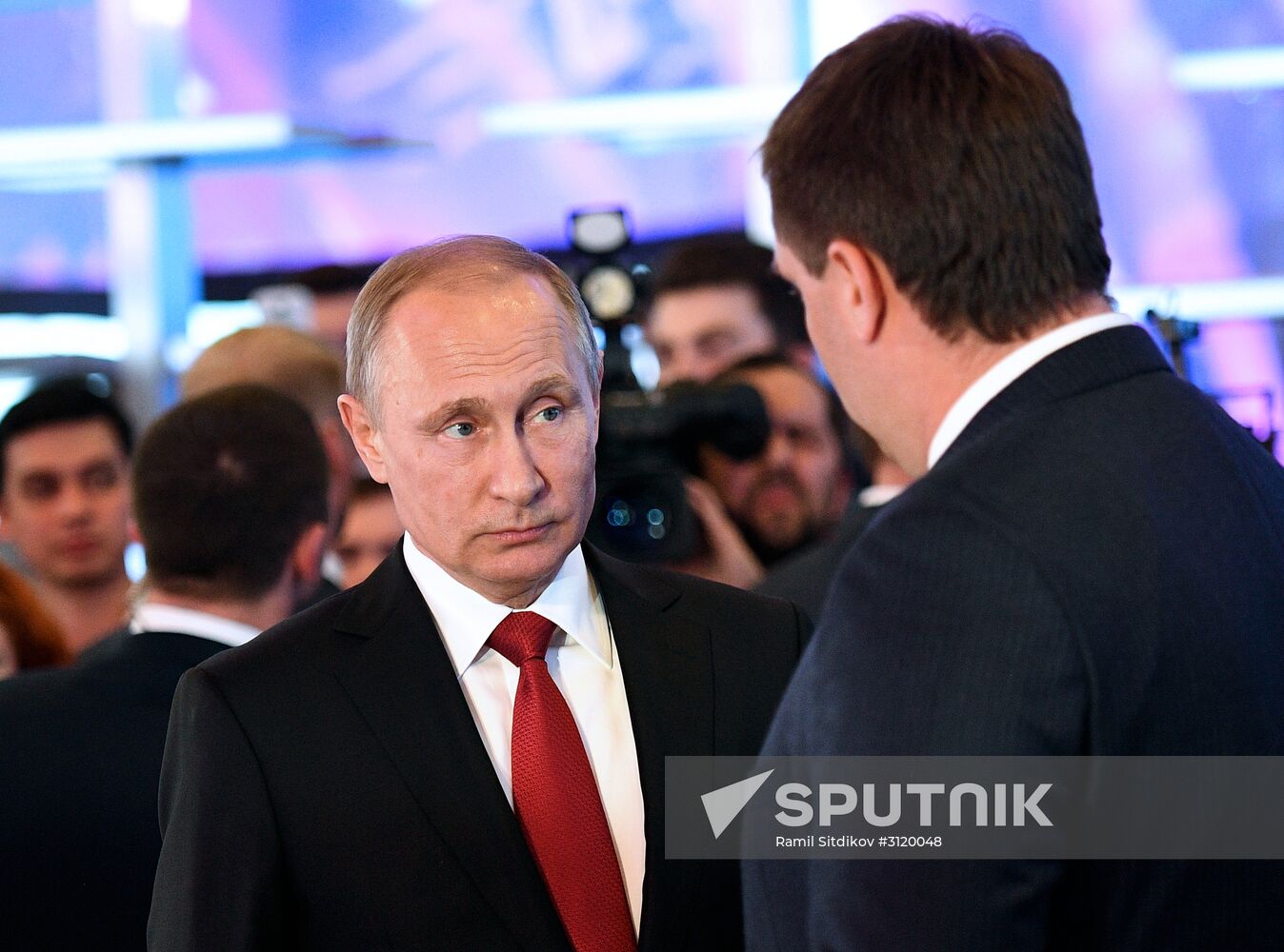 President Vladimir Putin attends 2017 St. Petersburg International Economic Forum. Day two