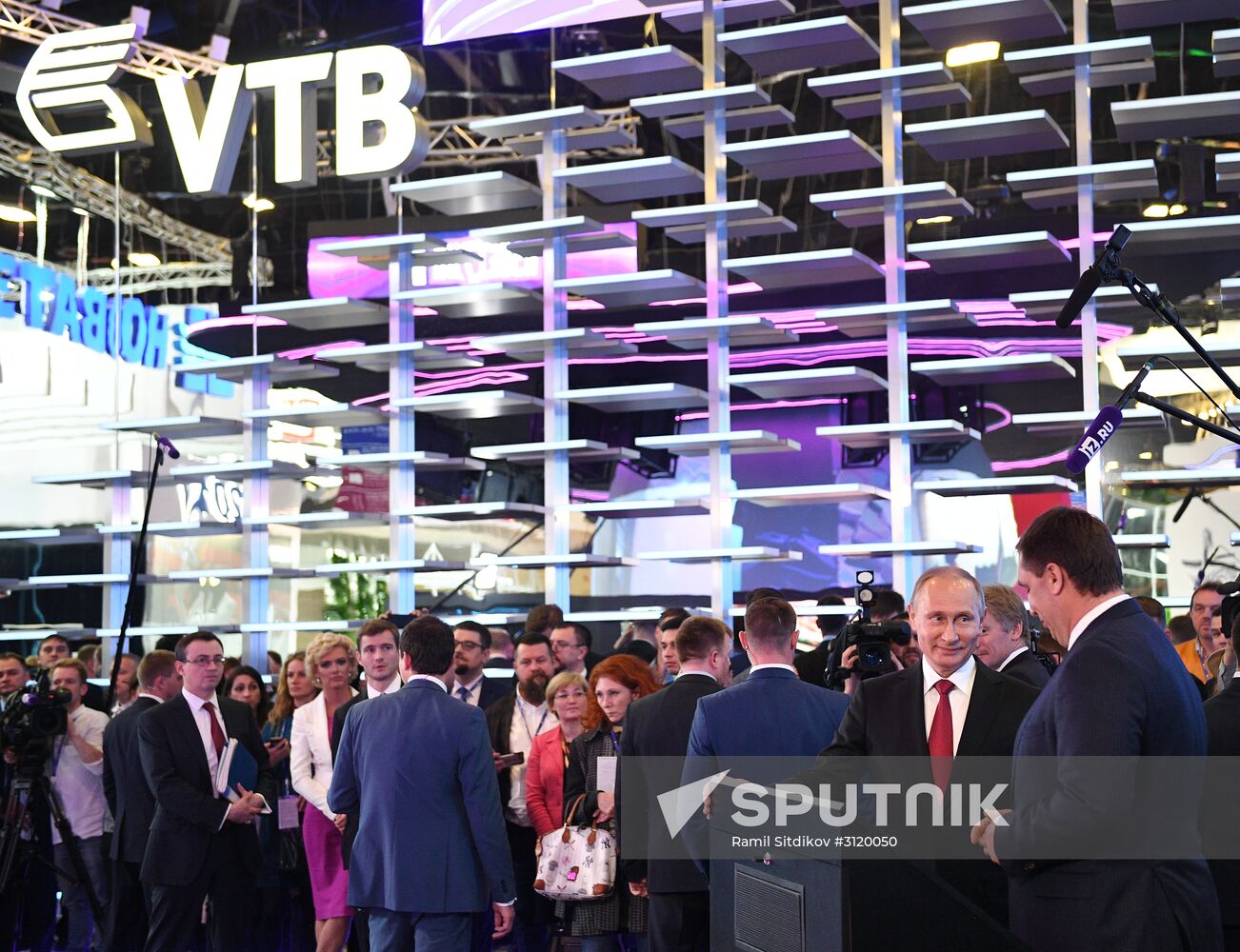 President Vladimir Putin attends 2017 St. Petersburg International Economic Forum. Day two