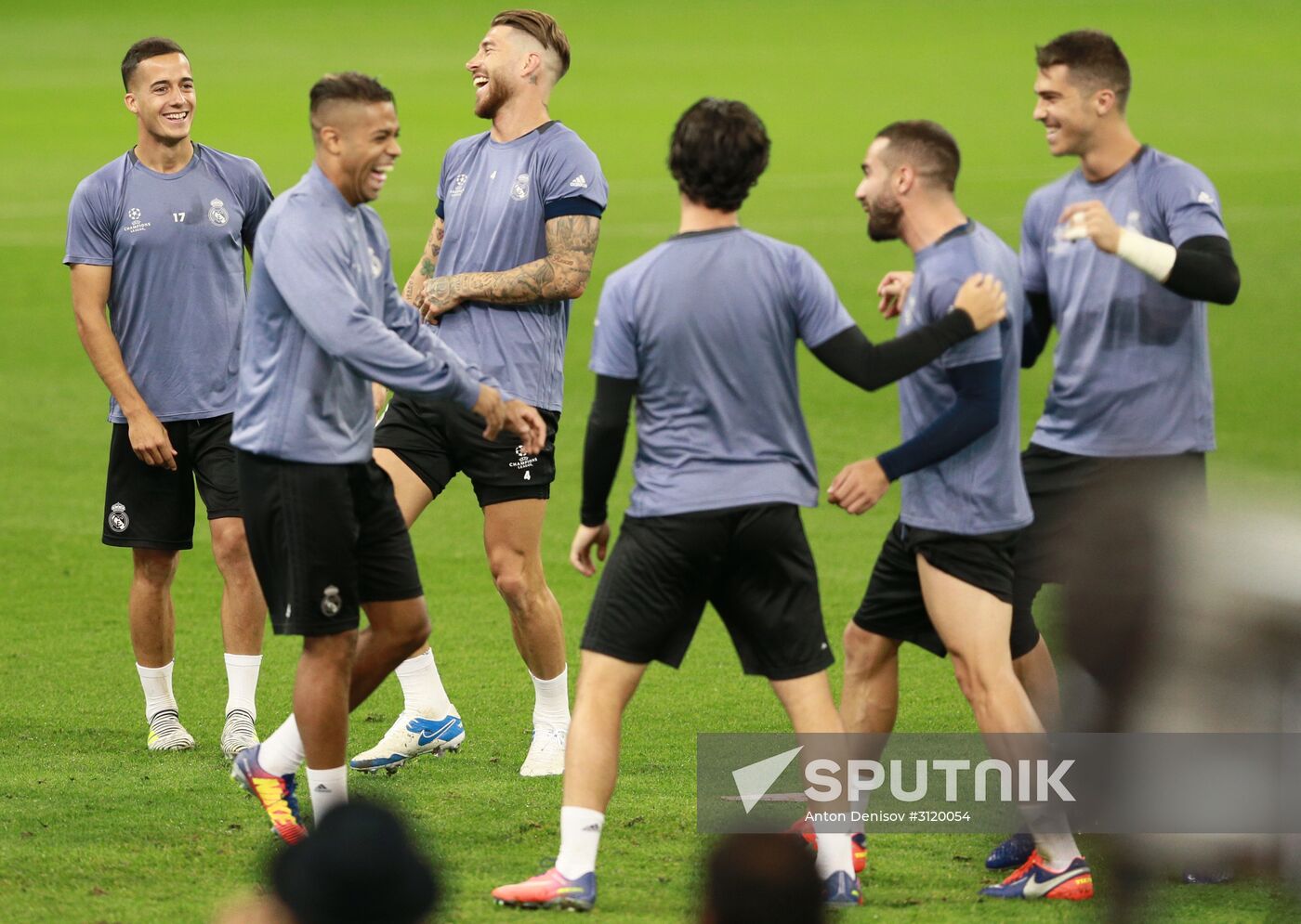 UEFA Champions League. Real Madrid during training session