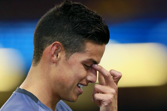 UEFA Champions League. Real Madrid during training session