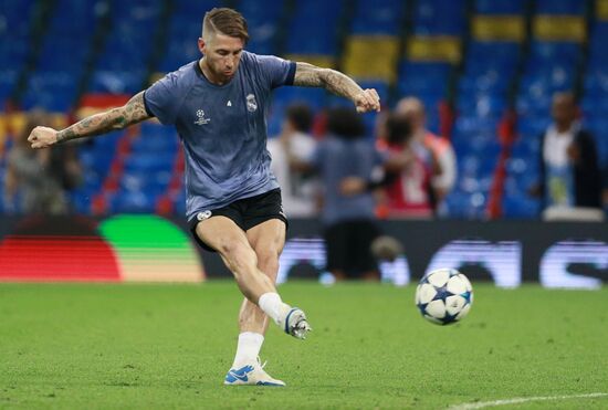 UEFA Champions League. Real Madrid during training session