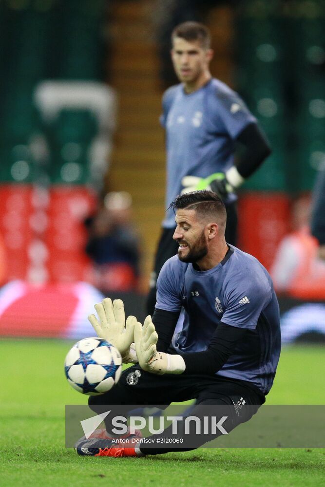 UEFA Champions League. Real Madrid during training session