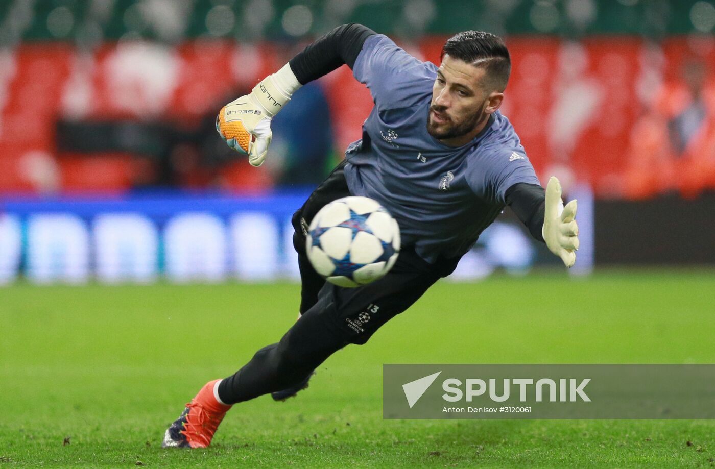 UEFA Champions League. Real Madrid during training session
