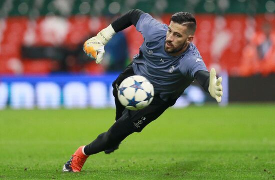 UEFA Champions League. Real Madrid during training session