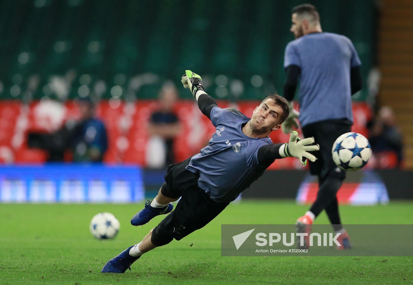 UEFA Champions League. Real Madrid during training session