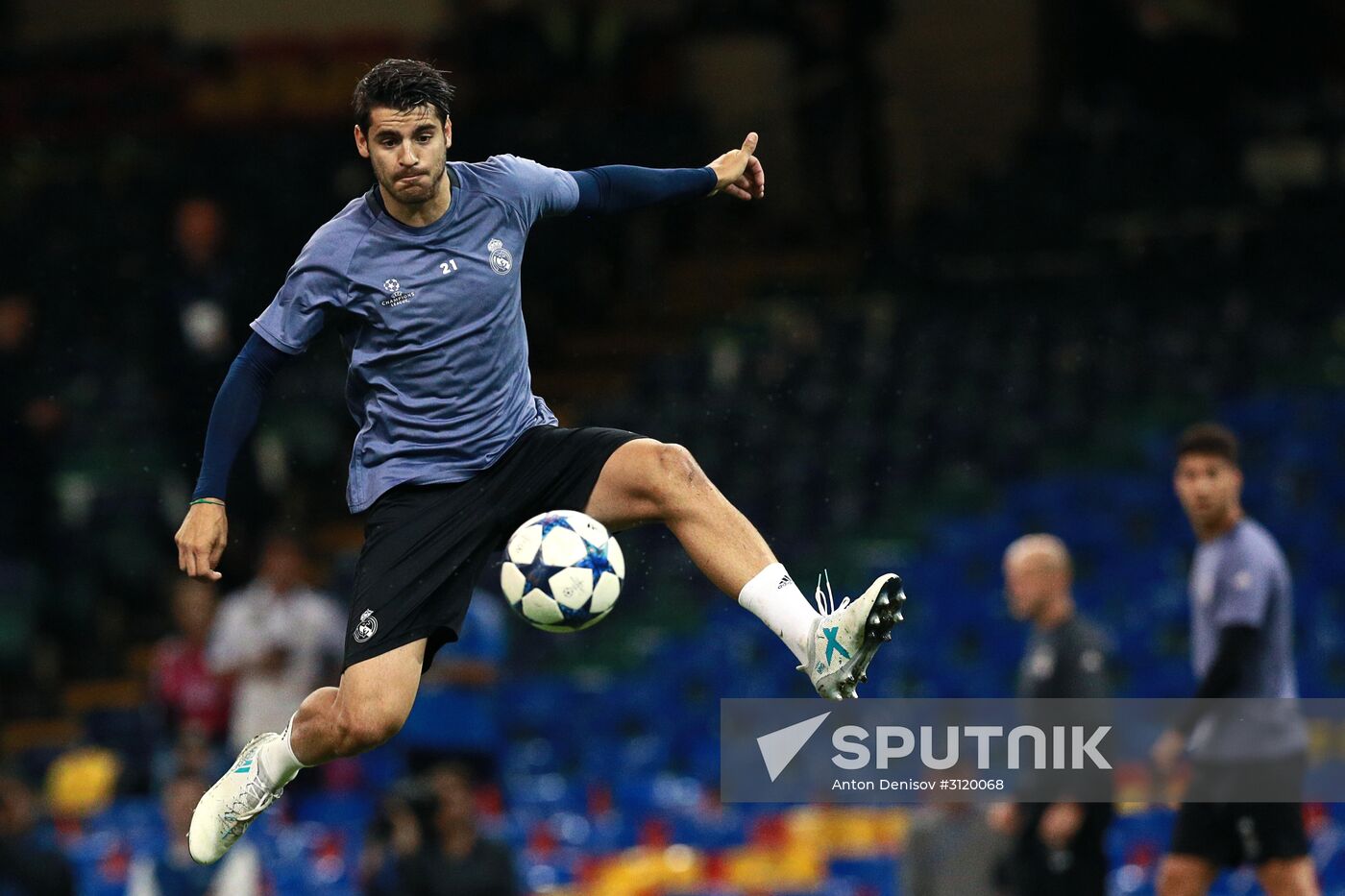 UEFA Champions League. Real Madrid during training session