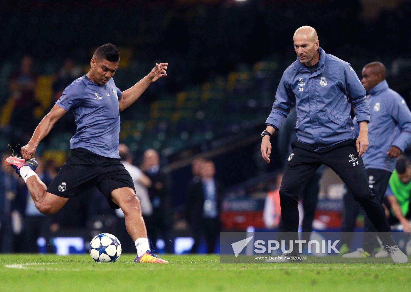 UEFA Champions League. Real Madrid during training session