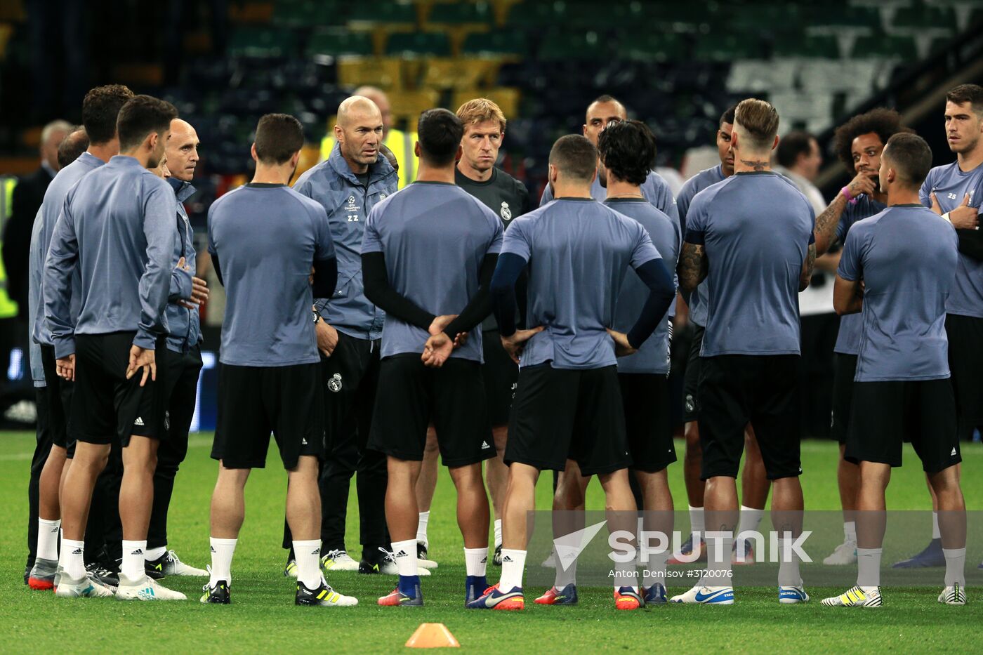 UEFA Champions League. Real Madrid during training session