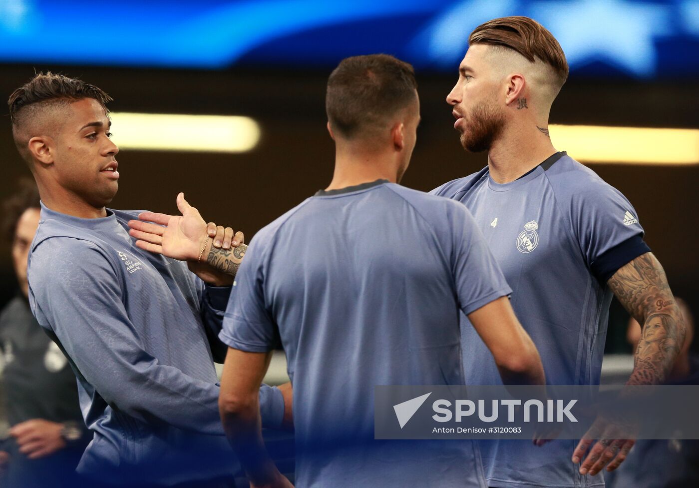 UEFA Champions League. Real Madrid during training session