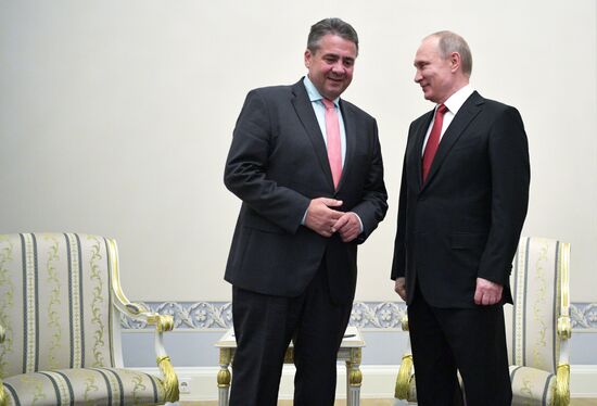 President Vladimir Putin attends 2017 St. Petersburg International Economic Forum. Day two