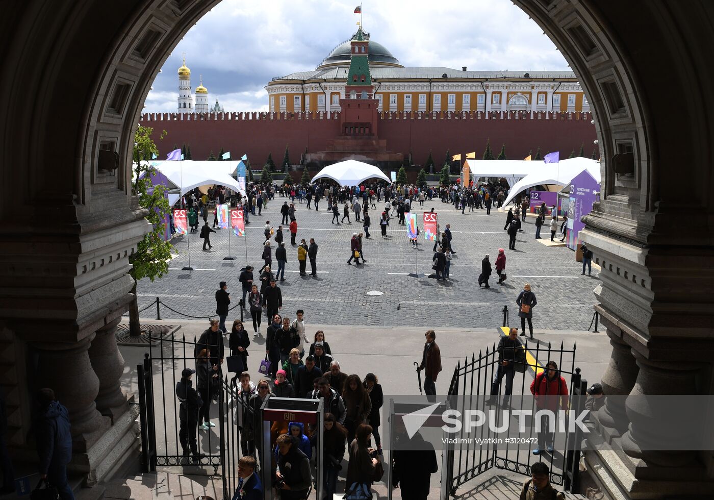 Red Square Book Festival. Day One