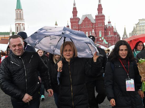 Red Square Book Festival. Day One