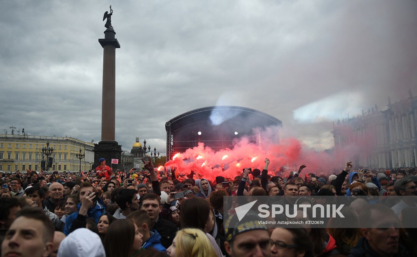 Peterburg live (St. Petersburg live) festival as part of SPIEF