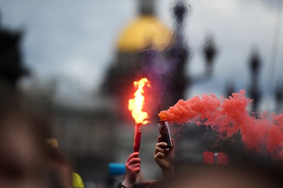 Peterburg live (St. Petersburg live) festival as part of SPIEF