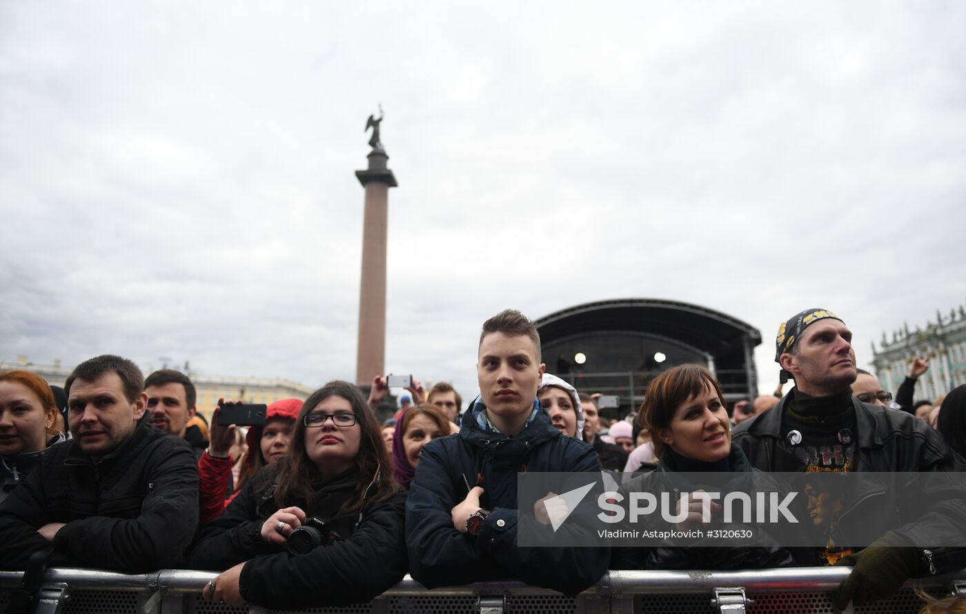 Peterburg live (St. Petersburg live) festival as part of SPIEF