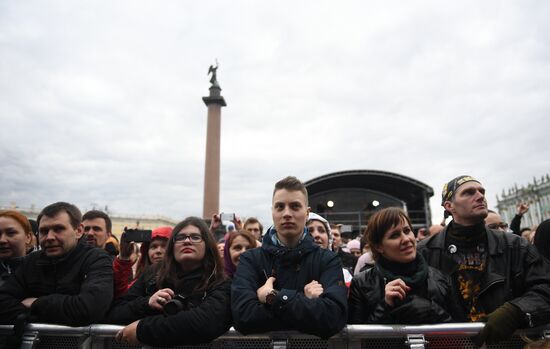 Peterburg live (St. Petersburg live) festival as part of SPIEF