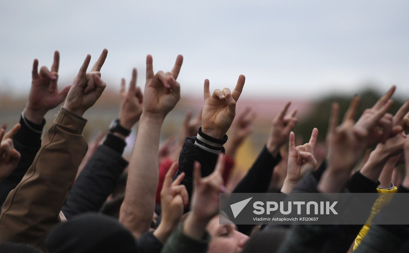 Peterburg live (St. Petersburg live) festival as part of SPIEF