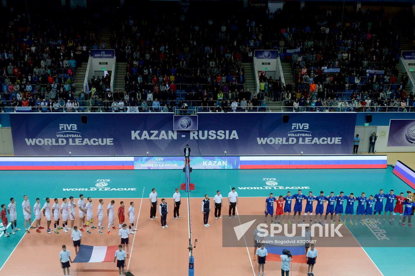 FIVB World League. Men. Russia vs. France