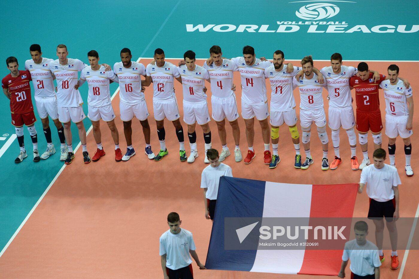 FIVB World League. Men. Russia vs. France
