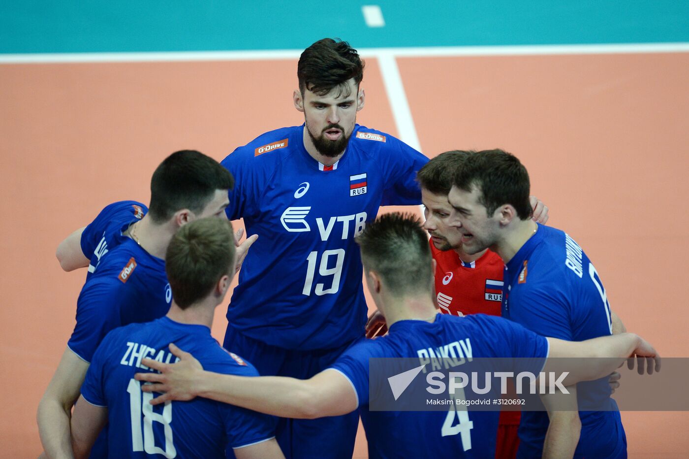 FIVB World League. Men. Russia vs. France