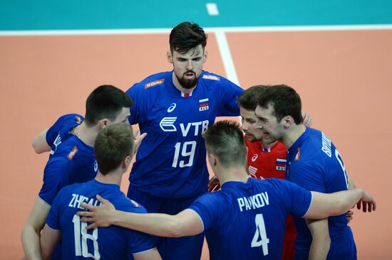 FIVB World League. Men. Russia vs. France