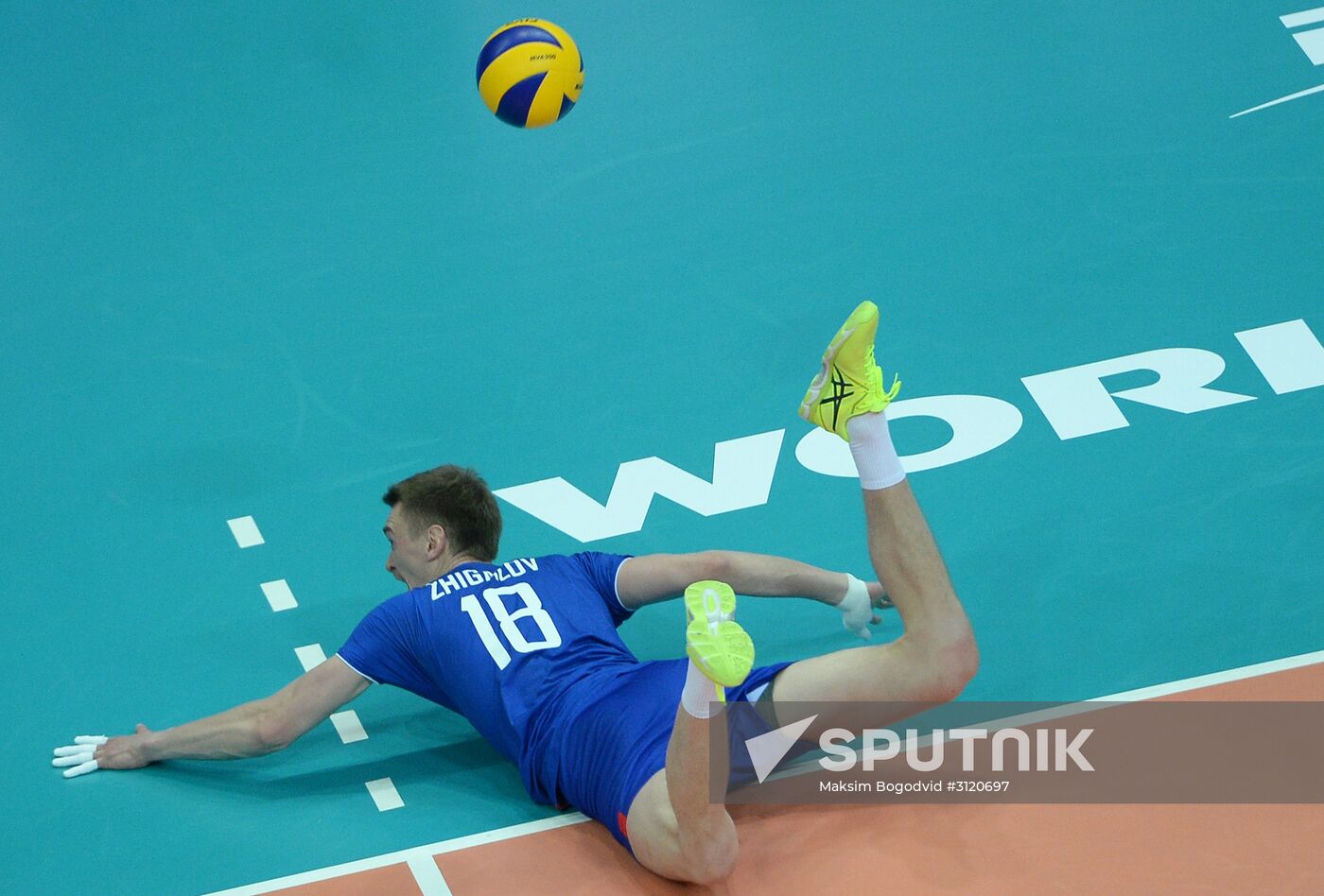 FIVB World League. Men. Russia vs. France
